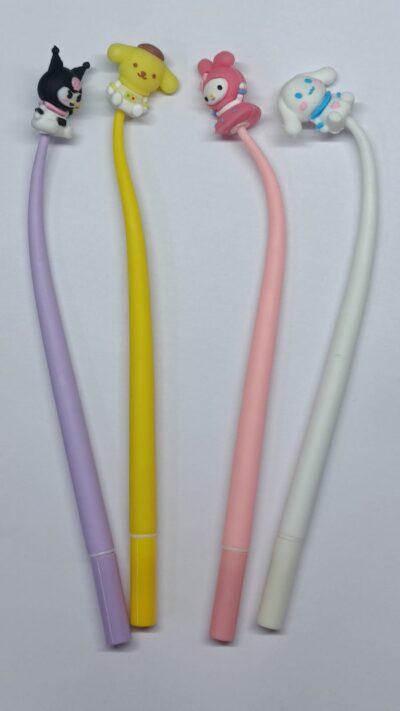 🌈💌 Sanrio Wobble-Scribbles Pen Set of 4 💌🌈