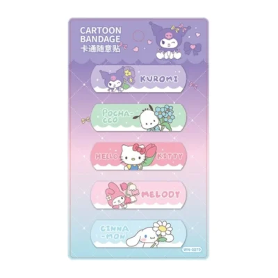 💕✨ Sanrio SweetHeal™ Cartoon Band-Aid Set (Pack of 5) ✨💕