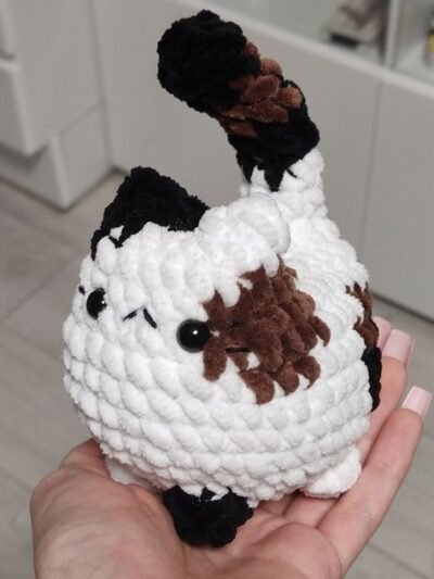 Crochet Spotted Squishy Soft Cat🐾🐱
